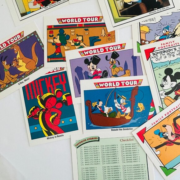 Disney Impel Collector Cards 1991 World Tour Fave Stories Family Portrait Lot 42 - Picture 4 of 7